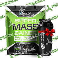 Гейнер Powerful Progress Super Mass Gainer 4000 г Oreo Печиво Орео