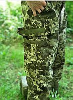 Штани тактичні військові легкі польові, штани армійські піксель зелений мілітарі мисливські для ЗСУ