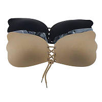 Невидимый бюстгальтер-Fly bra beige, Флай бра бежевый, Бюстгальтер Fly Bra, Бюстгальтер с открытой спиной и