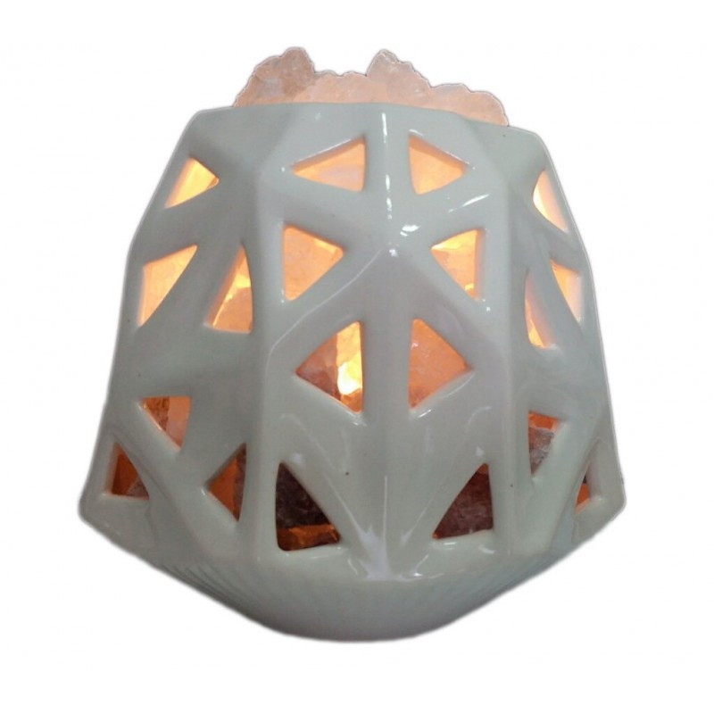 Лампа соляная Оригами керамика - фото 1 - id-p1662599263