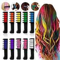 Набір Крейда для Волос Hair Chalk Гребінець у Наборі 10 шт.