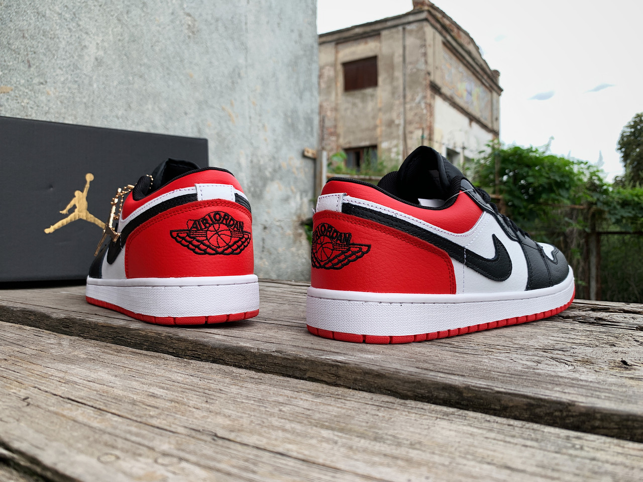 Nike Air Jordan 1 Low Black White Red ID 1662605022 1890 Prom.ua
