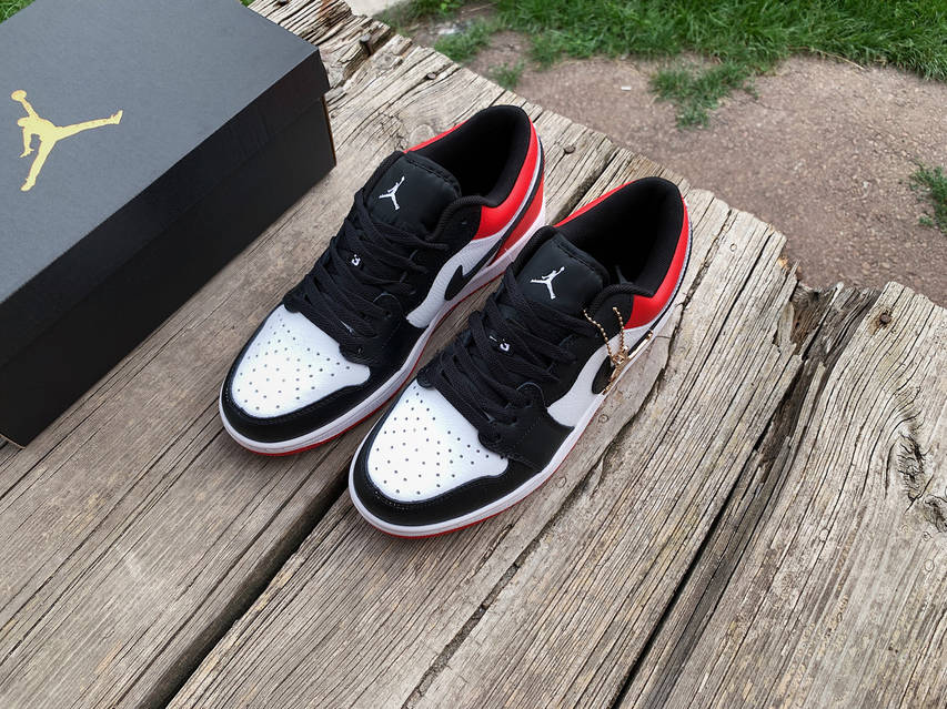 Nike Air Jordan 1 Low Black White Red ID 1662605022 1890 Prom.ua
