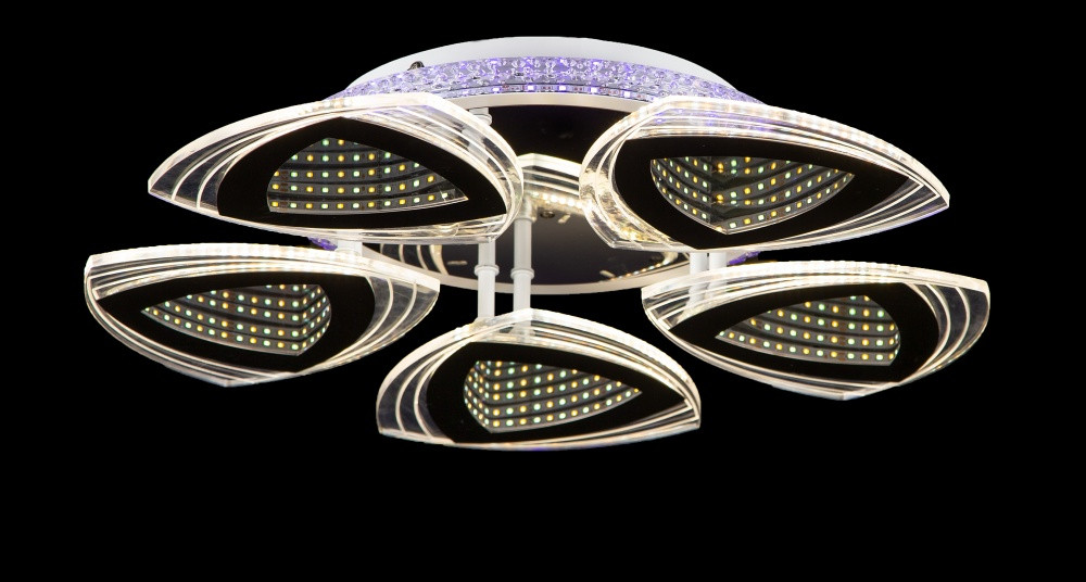 Сучасна стельова люстра LK28962/5 LED (CR), фото 1