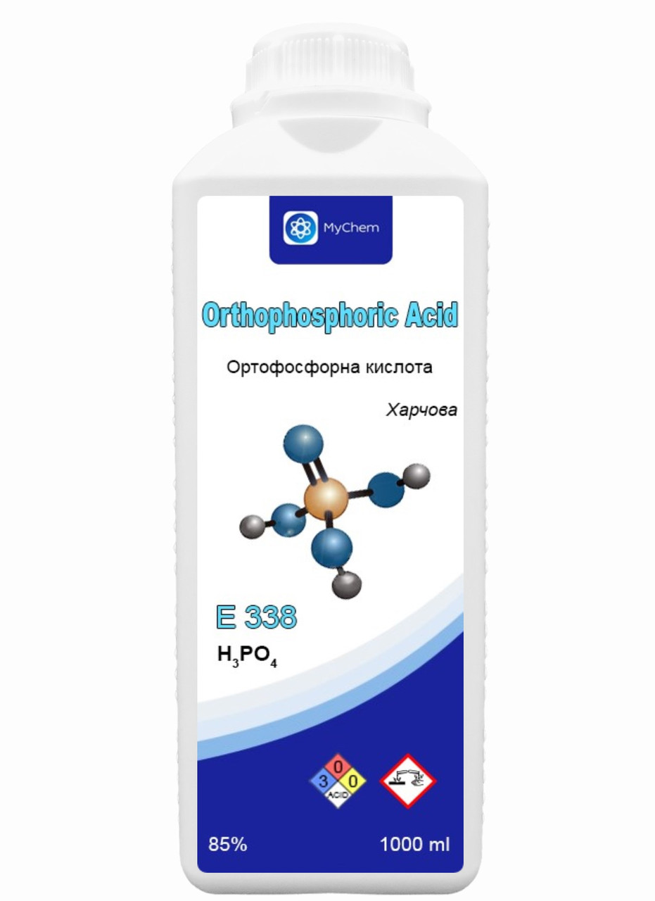 Ортофосфорна кислота 1 л Харчова фосфорна кислота 85% MyChem