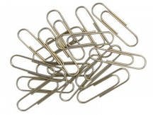 Канцелярські металеві скріпки 3 см