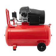 Компресор 100 л, 2.23 кВт, 220 В, 8 атм, 354 л/хв, 2 циліндри INTERTOOL PT-0005, фото 3
