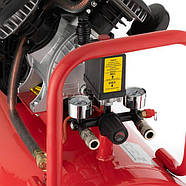 Компресор 100 л, 2.23 кВт, 220 В, 8 атм, 354 л/хв, 2 циліндри INTERTOOL PT-0005, фото 6