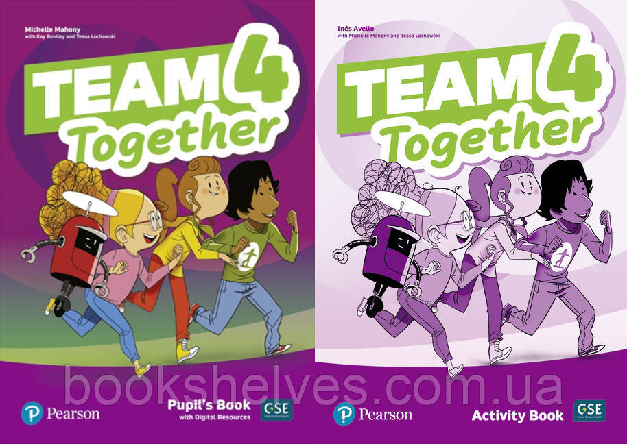 Team Together 4 Pupil's Book&Activity Book Підручник та Робочий зошит