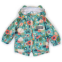 Демисезонная куртка парка для малышей (цветы) 74 ДоРечі 80
