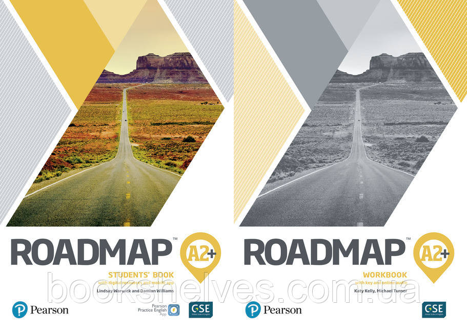 ROADMAP A2+ Student's Book&Workbook Підручник та Робочий зошит
