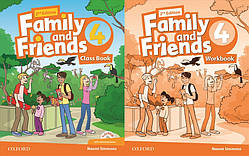 Family and Friends (2nd Edition) 4 ClassBook&WorkBook  Підручник та Робочий зошит