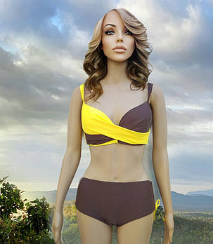 Купальник раздельный Fuba 22107 Элиза голубой(В НАЛИЧИИ ТОЛЬКО  50 УКР р-ры), фото 2