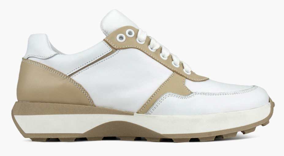 Кросівки низькі жіночі білі натуральна шкіра Україна VM Villomi — розмір 36 (23,5 см) (модель: VMVom-17Kwhite), фото 1