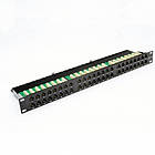 Патч-панель 19 "48xRJ-45 UTP, кат.6, 1U, dual type