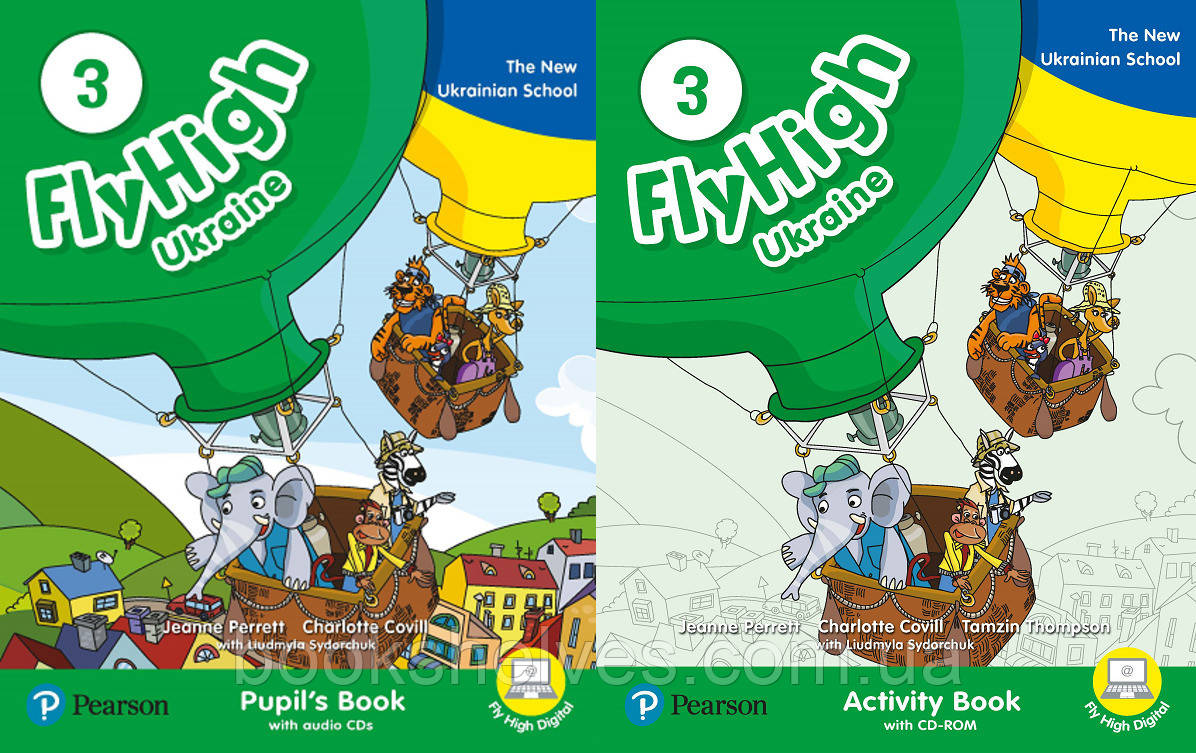Fly High 3 Ukraine Pupil's Book&Activity Book Підручник та Робочий зошит
