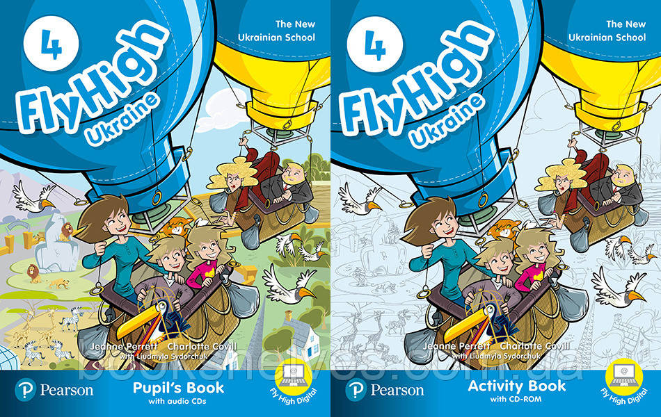 Fly High 4 Ukraine Pupil's Book&Activity Book Учебник и Рабочая тетрадь ...
