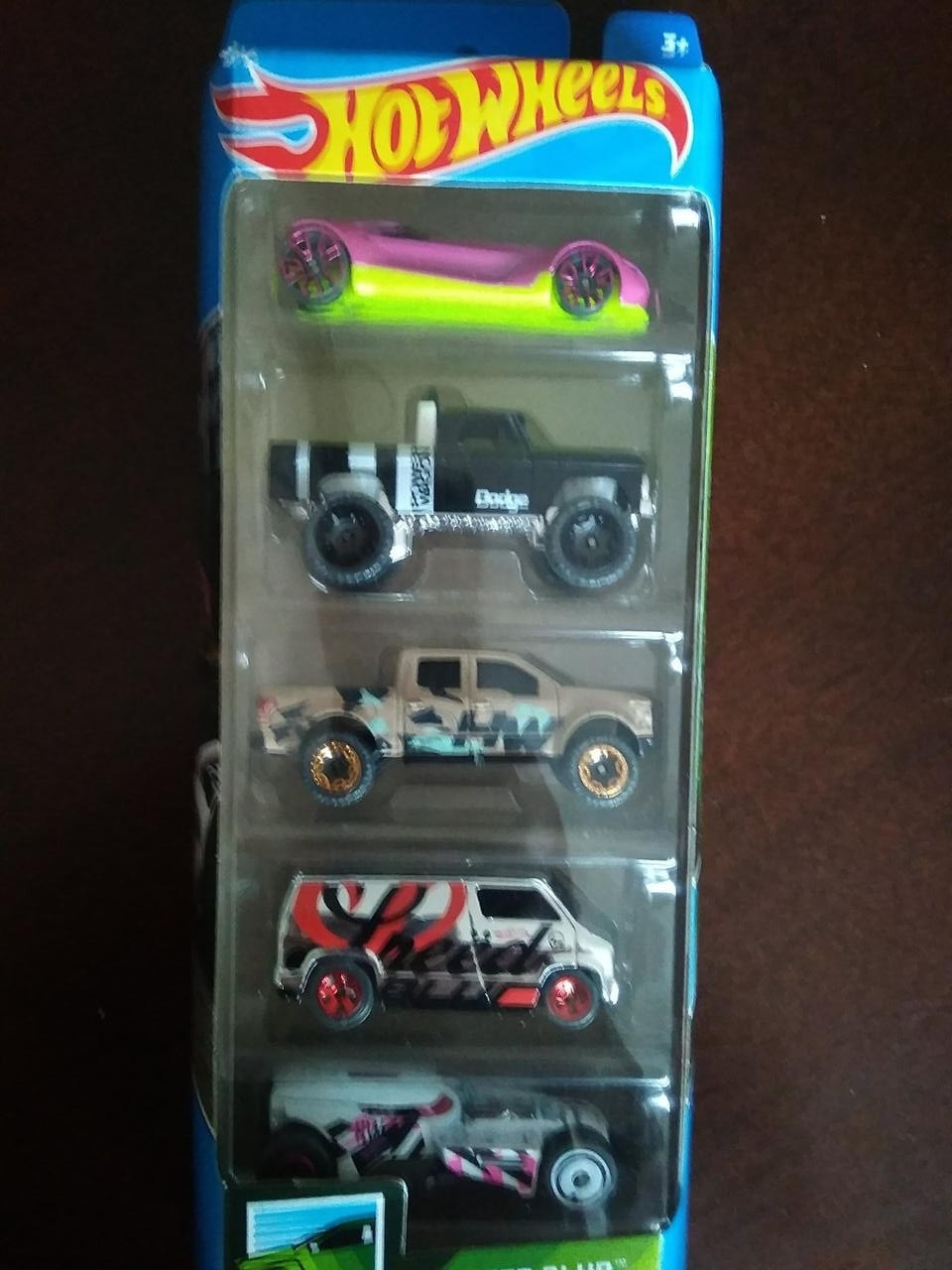 Набір машинок Хот Вілс 5 шт Hot Wheels Speed Blur 1:64  HFV84(01806) Оригинал