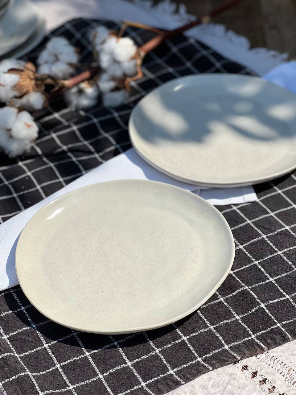 Тарілка «Кругла» 21 см, «Капучино», фото 1