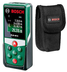 Професійний лазерний далекомір (дальномір) Bosch PLR 40 C : 40м електронна лазерна рулетка 0603672320