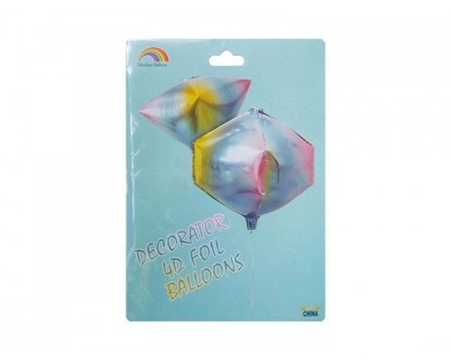 Фольгована куля "Сфера 3d" 18` (2шт),  різнокольорова, фото 1