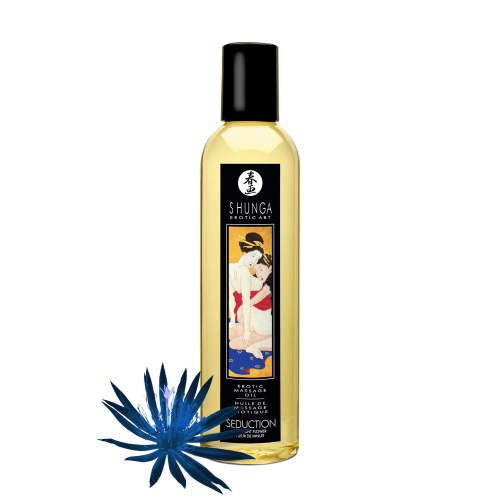 Масажне масло Shunga Erotic Massage Oil з ароматом квітів 250мл LOVE-SHOPE