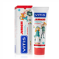 VITIS JUNIOR гель-паста для дітей з ксилітом і фтором, смак Tutti-Frutti (6-12 лет), 75 мл