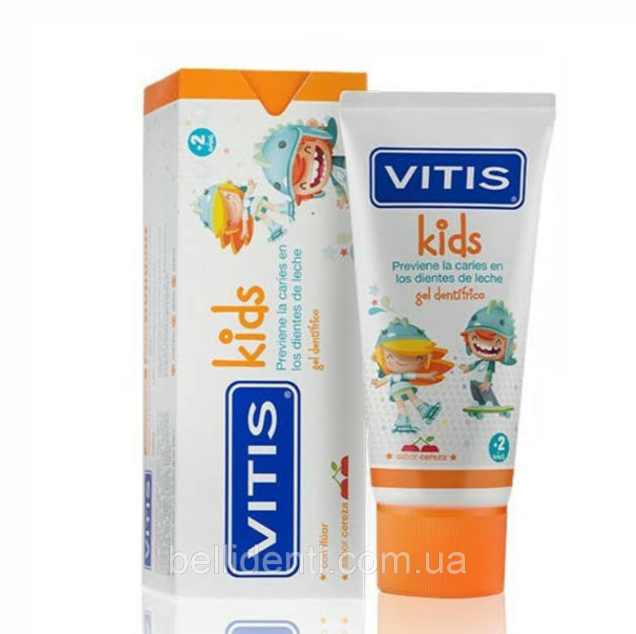 VITIS KIDS гель-паста для дітей смаком вишні (2-6 років), 50 мл