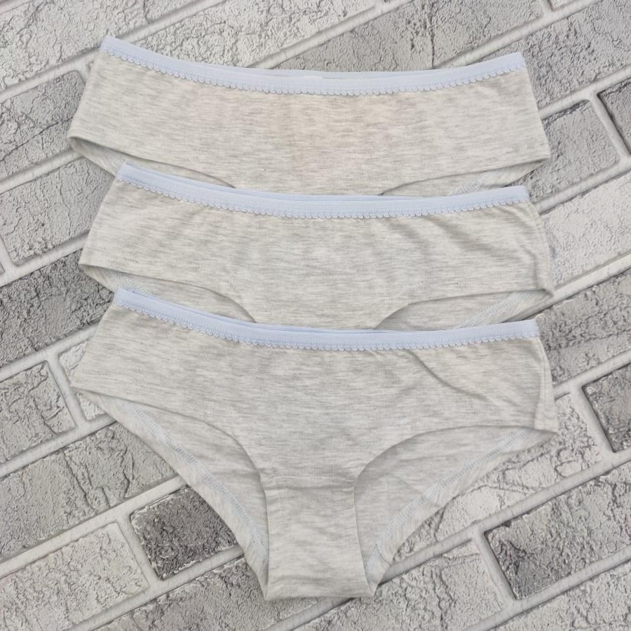 Труси сліпи жіночі однотонні "LUCKY" розмір L меланж 20031374, фото 1