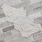 Труси сліпи жіночі однотонні "LUCKY" розмір L меланж 20031374, фото 2