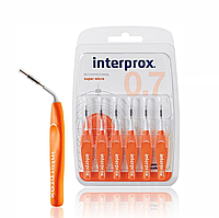 Щетка межзубная INTERPROX 4G SUPER MICRO, 0.7 мм, 6 шт.