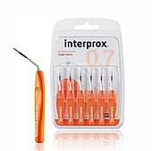 Щітка міжзубна INTERPROX 4G SUPER MICRO, 0.7 мм, 6 шт.