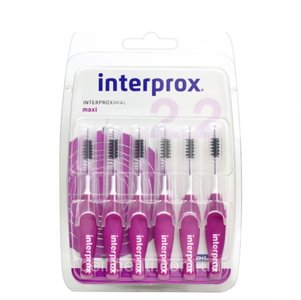 Щітка міжзубна INTERPROX 4G MAXI, 2.2 мм, 6 шт.