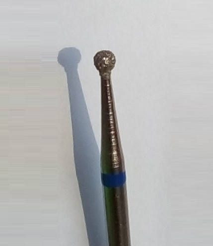 Насадка фреза алмазна синя, кулька 3 мм