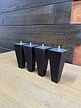 Меблеві ніжки і опори дерев'яні конус квадрат H.150 / Квадрат-1, фото 2