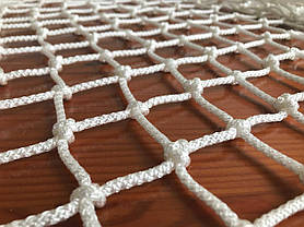 Загороджувальна сітка D 2,7 мм 10 см осередок загороджувальна для спортзалів стадіонів, спортмайданчиків, фото 3