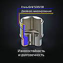 Набір інструментів 111 од. STORM, 1/2", 1/4", Сr-V ІНТЕРТУЛ ET-8111 (довговий інструмент), фото 11