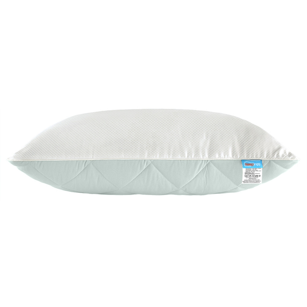 Подушка SLEEPINGG двокамерна 50*70 см білий/м'ята