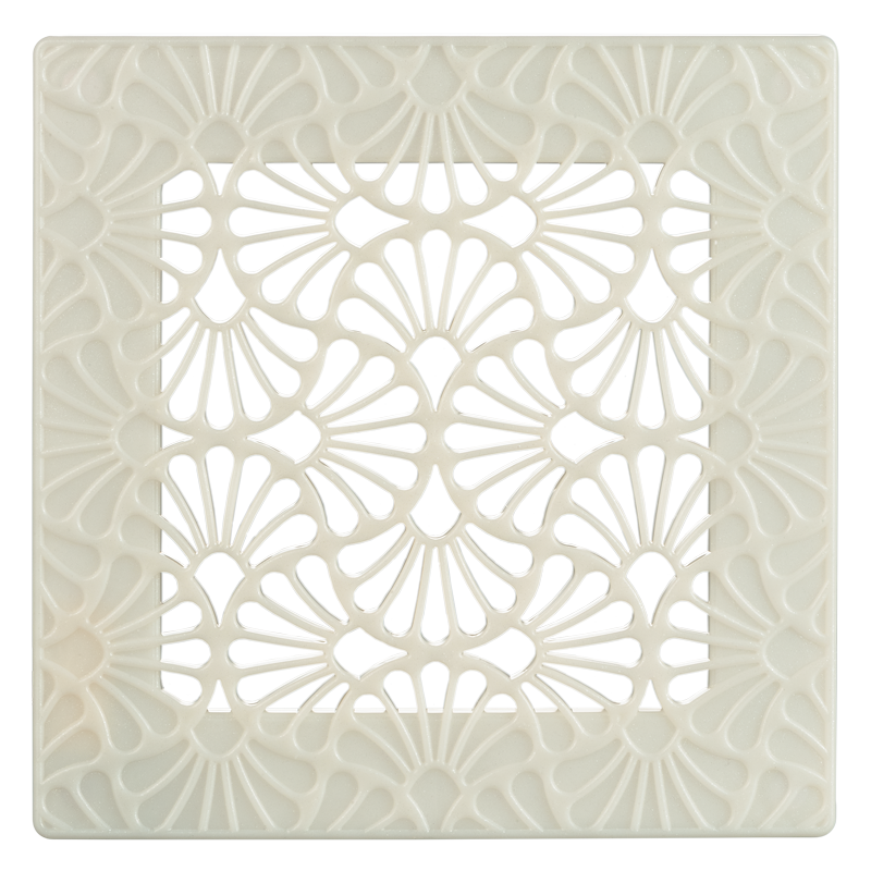 Вентиляційна решітка Вентс Art-Deco Flora Айворі Сяйво Дізайн Серія, фото 1
