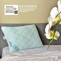 Подушка PRESENT з дихаючим бортом ТМ IDEIA 50х70 см м'ята/білий, фото 6
