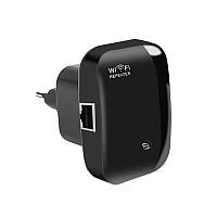 Wi-Fi підсилювач/репітер/ретранслятор/повторювач сигналу 300 Мбіт/с чорний (GS-62784)