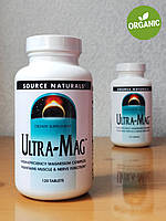 Source Naturals, Ultra-mag, Магній з вітаміном В6, 120 таблеток