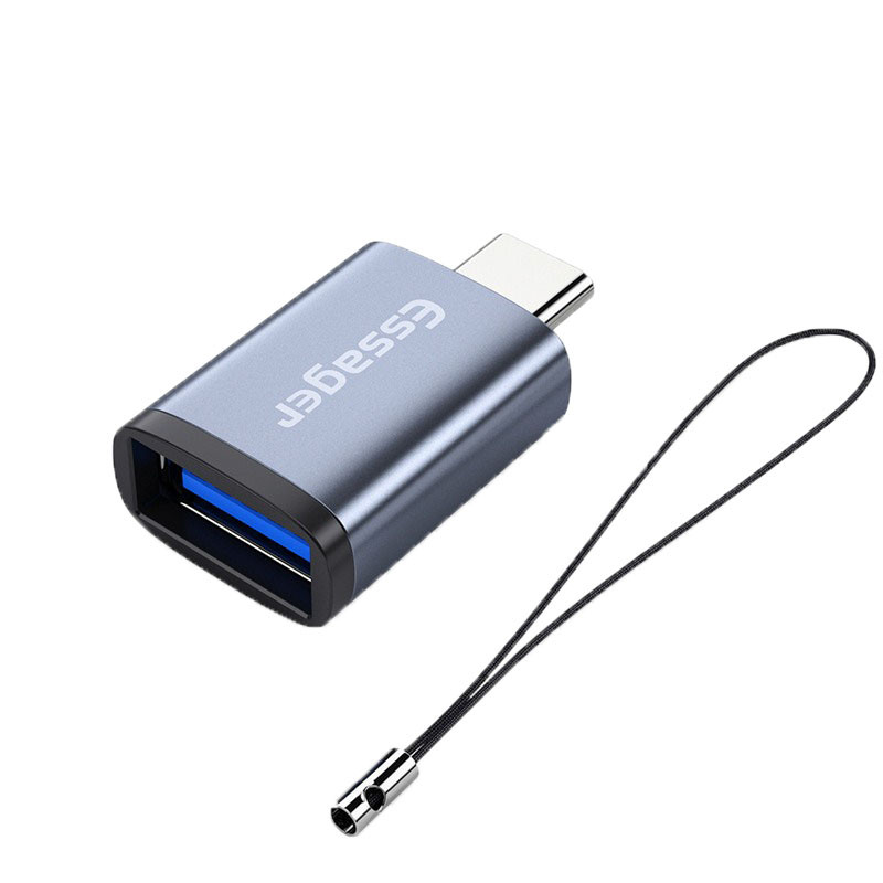 Перехідник/адаптер з Тype-C на USB 3.0 до 5 Гбіт/с Essager (GS-59014), фото 1