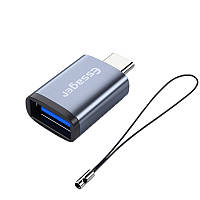 Перехідник/адаптер з Тype-C на USB 3.0 до 5 Гбіт/с Essager (GS-59014)