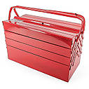 Ящик для інструментів металевий 450 мм, 7 секцій ТМ "ІНТЕРТУЛ" HT-5047 (міцний і зручний), фото 2