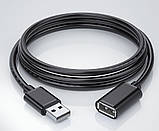 USB 2.0 подовжувач 1 метр AM-AF/тато-мама до 480 Мбіт/с Essager (GS-58852), фото 7