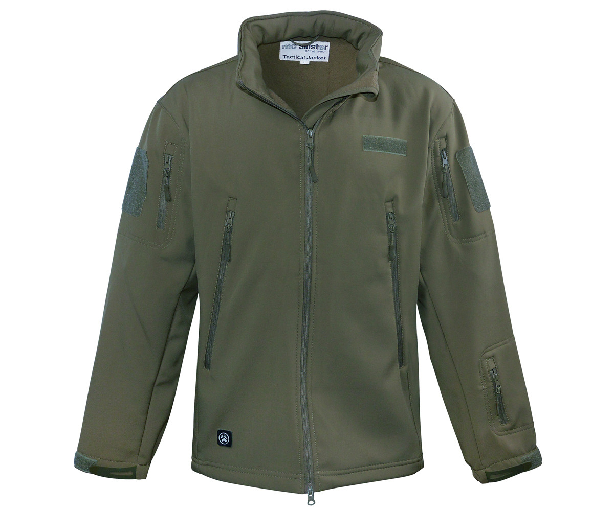 Тактическая куртка Mac Alister Softshell Jacket Olive CI-1784 S - фото 1 - id-p1662720419