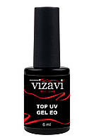 Топ для гель-лака Vizavi Red Line Top UV Gel EO глянцевый с липким слоем 6мл