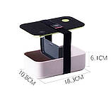 Ланчбокс з герметичною кришкою CROWN 1000 мл сірий (LB-30663), фото 3