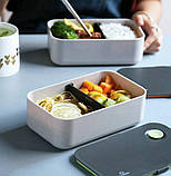 Ланчбокс з герметичною кришкою CROWN 1000 мл сірий (LB-30663), фото 9